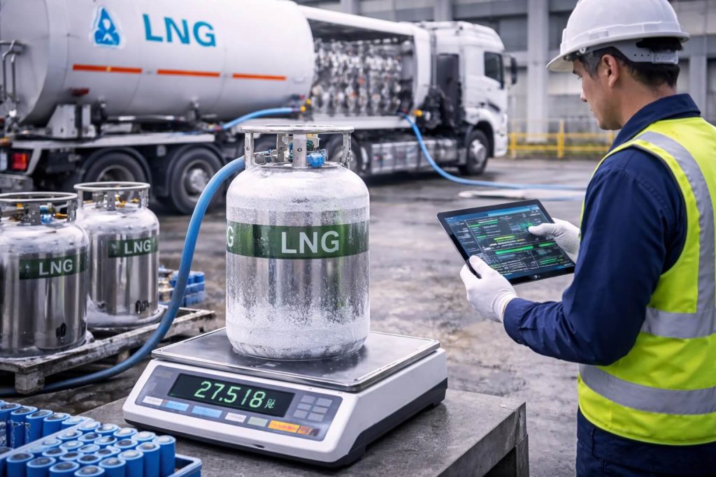 Timbangan LNG Studi Kasus Timbangan dalam Distribusi LNG (Liquefied Natural Gas)