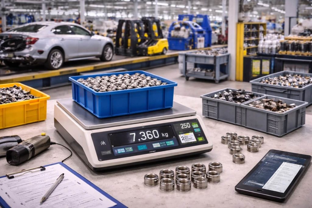 Timbangan Otomotif Solusi Penimbangan Suku Cadang di Lini Perakitan Mobil