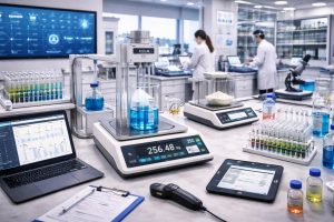 Timbangan Smart Lab Otomatisasi Timbangan dan Pengolahan Data dalam Laboratorium Modern