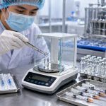 Timbangan di Industri Alat Kesehatan seperti Jarum Suntik dan Vial untuk Kontrol Mutu