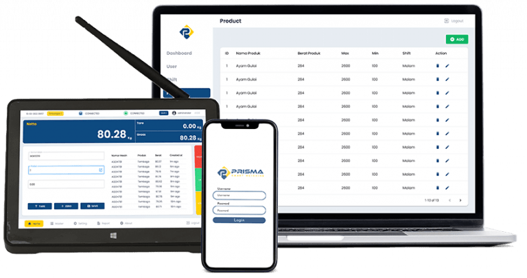 software timbangan dan sistem digital untuk operasional industri