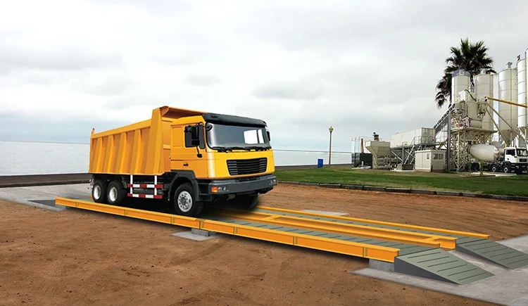 Truck weighing system untuk pencatatan berat kendaraan di area industri